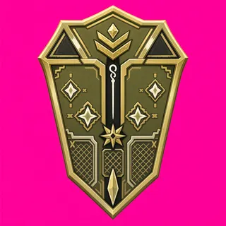 shield, ornate design
