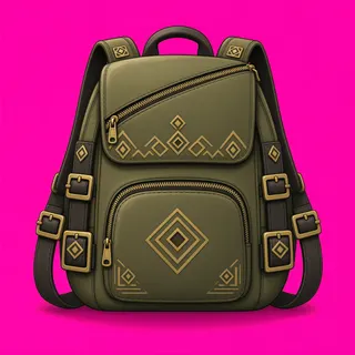 backpack, plain design