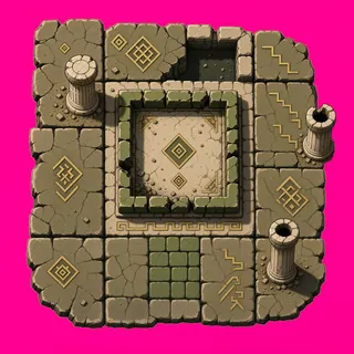 dust patch, irregular arrangement