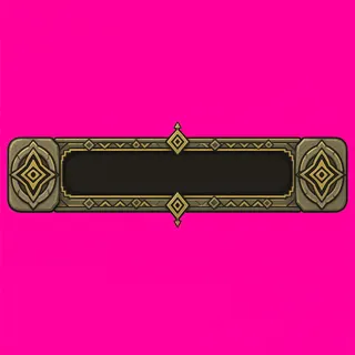empty status bar frame, pressed state