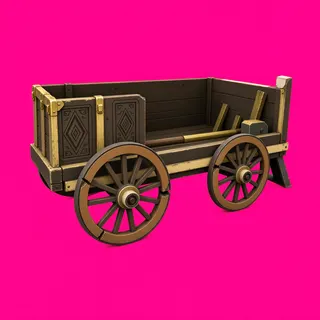 damaged abandoned cart