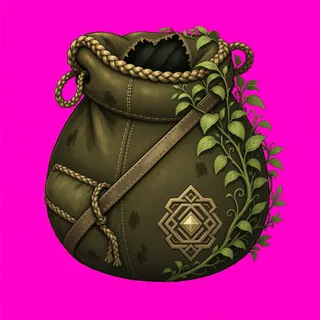 overgrown supply sack