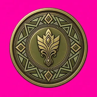 coin, ornate design