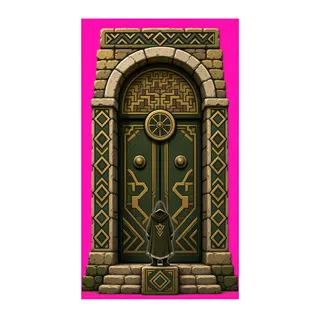 door, ornate design