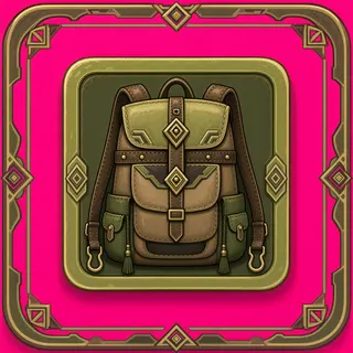 backpack, ornate design