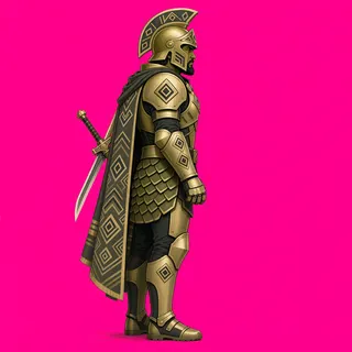 original adult armored enemy, facing east