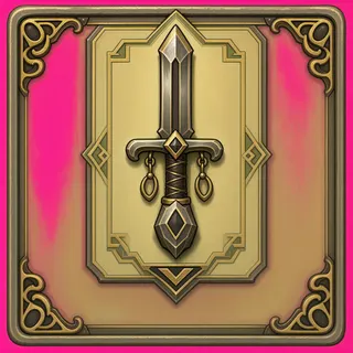 sword, ornate design