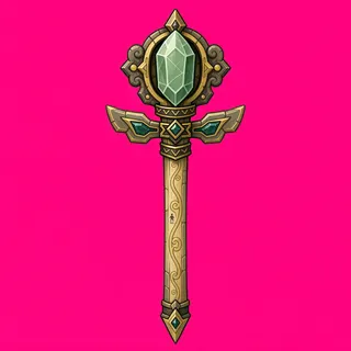 staff, ornate design