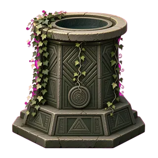 overgrown relic pedestal