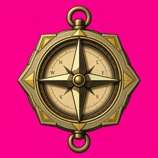 compass, plain design