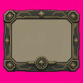 empty dialogue frame, disabled-muted state
