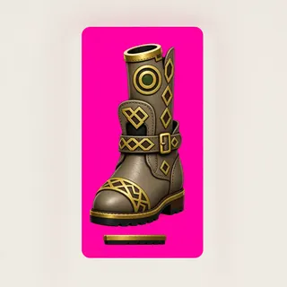 boots, ornate design