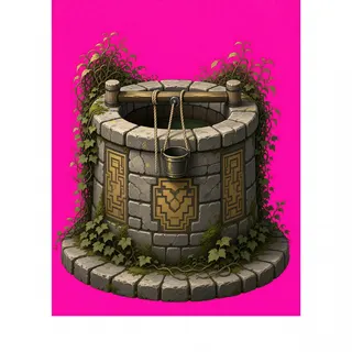 overgrown well