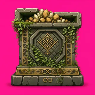 overgrown resource deposit