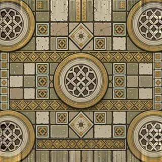weathered flat paving