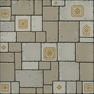 frosted flat paving