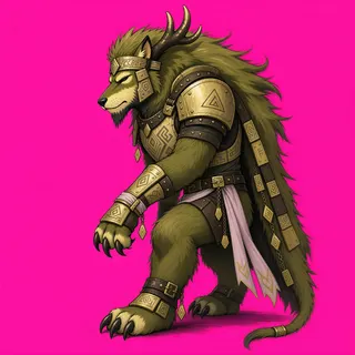 original adult beast enemy, facing east