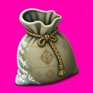 frosted supply sack