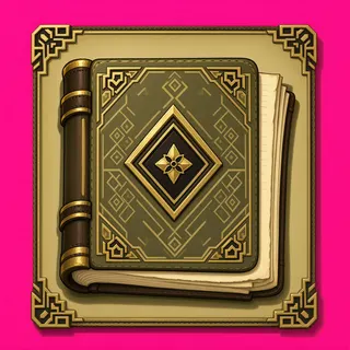 book, ornate design