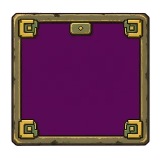 empty inventory panel, pressed state