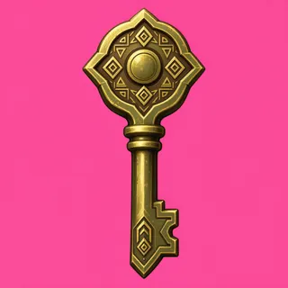 key, ornate design