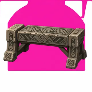 weathered bench