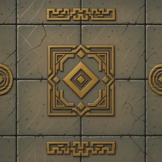 weathered earthen floor