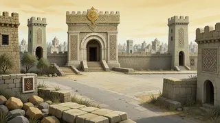 border overlook at daylight