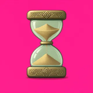 hourglass, plain design