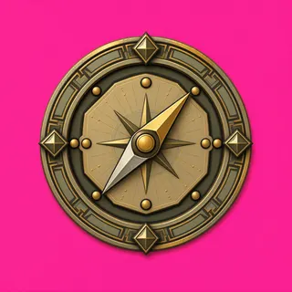 compass, rare accent design