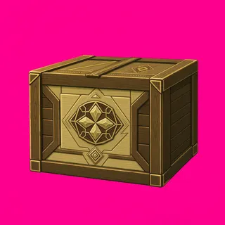 clean wooden crate