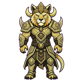 original adult beast enemy, facing south