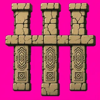 wall T junction, weathered