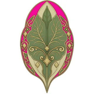 leaf, ornate design