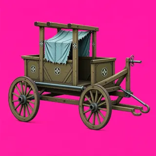 damaged abandoned cart