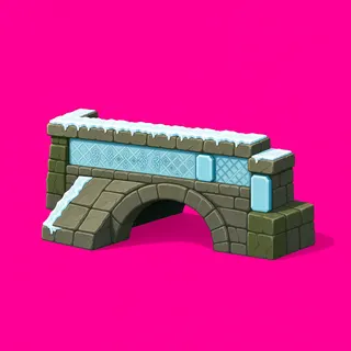 frosted small bridge