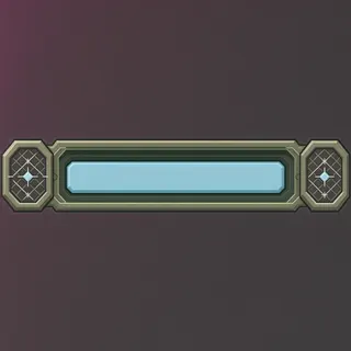 empty status bar frame, selected state