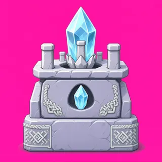 frosted relic pedestal