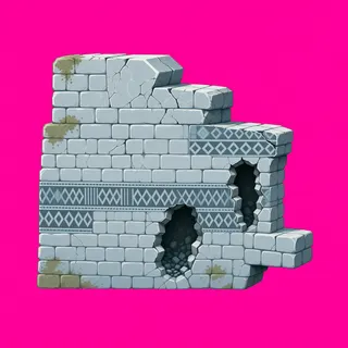 wall end cap, damaged