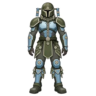 original adult armored enemy, facing south