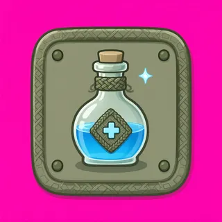 healing potion, plain design