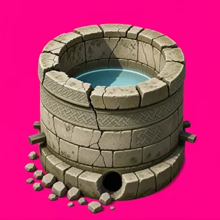 damaged well