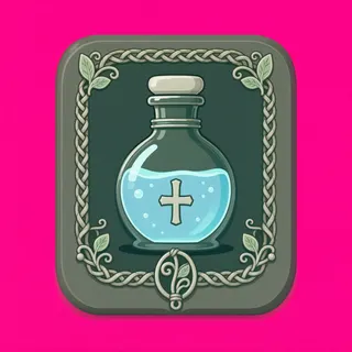 healing potion, ornate design