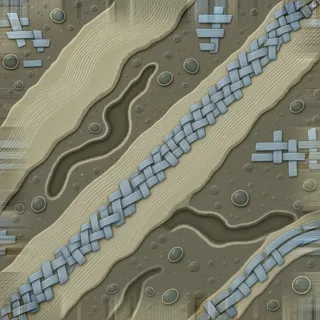 clean packed dirt path