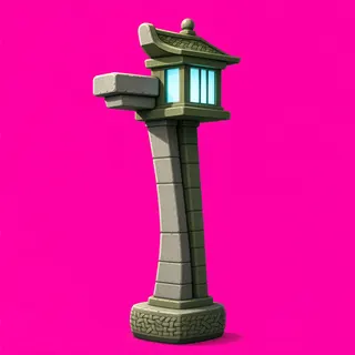 clean lantern post
