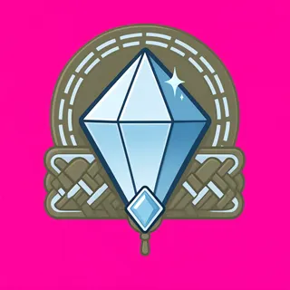 gem, plain design