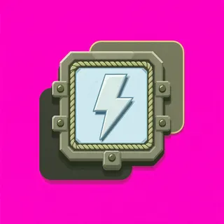 lightning bolt, plain design