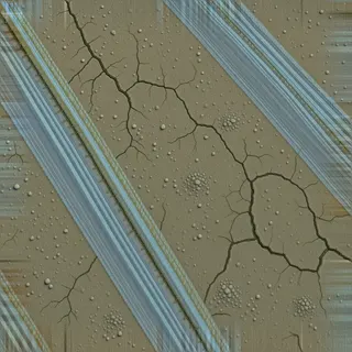 weathered earthen floor