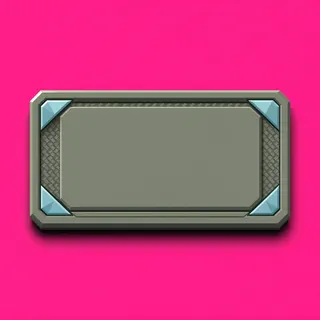 empty menu panel, pressed state