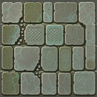 damaged flat paving